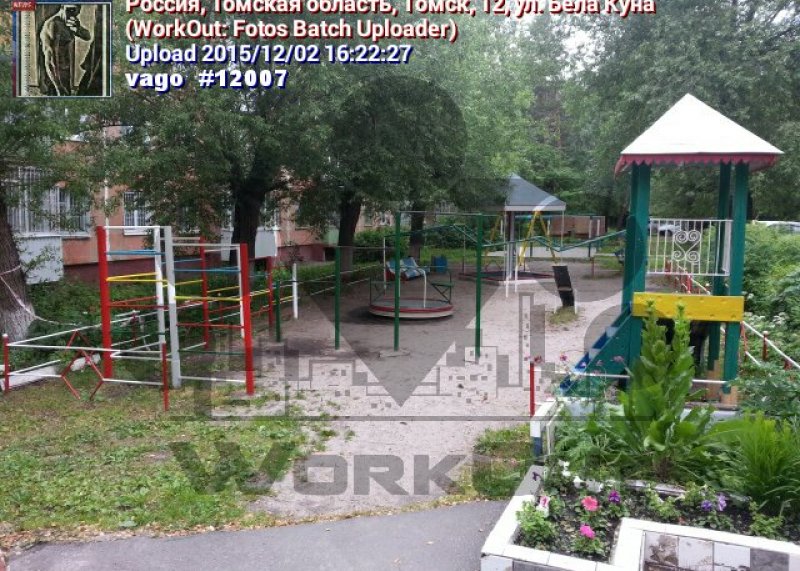 Площадка для воркаута в городе Томск №4645 Маленькая Советская фото
